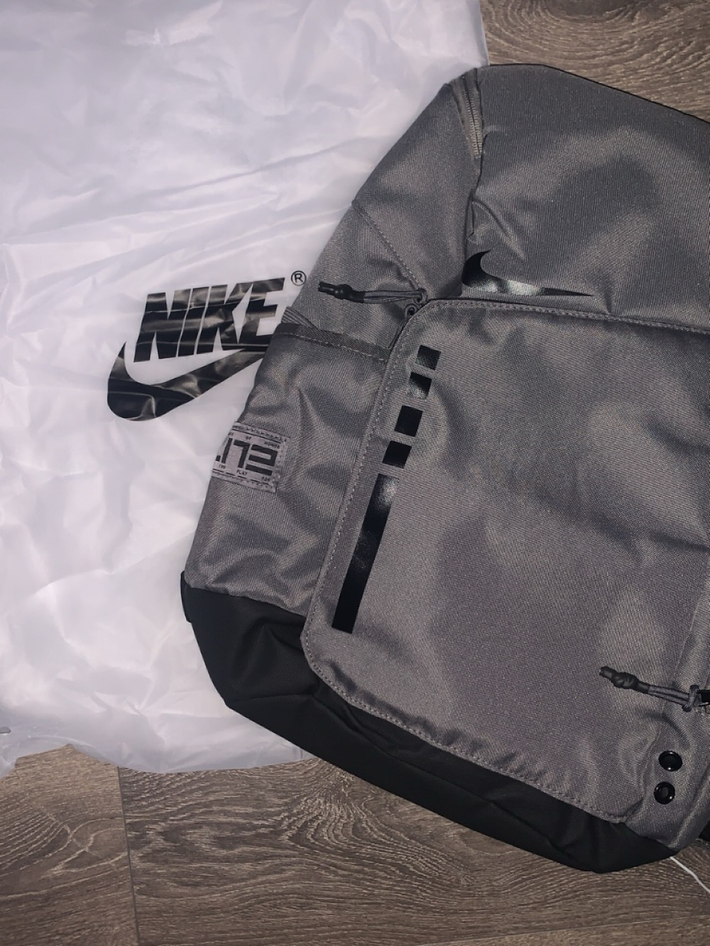 Nike Gray Hoops Elite Backpack